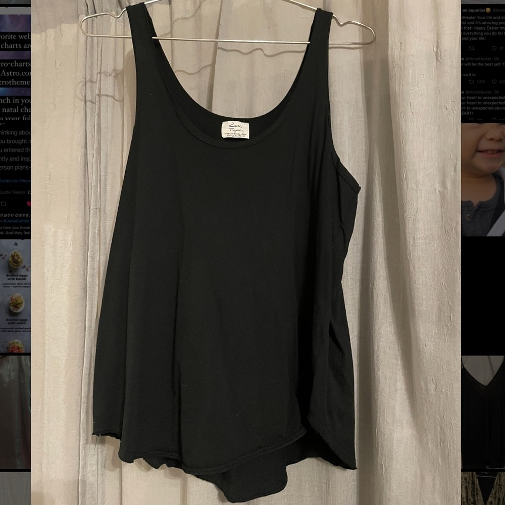 Black Zara Tank Top